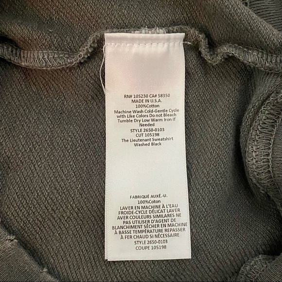 Current/Elliott 'The Lieutenant' Sweatshirt - Picture 7 of 7